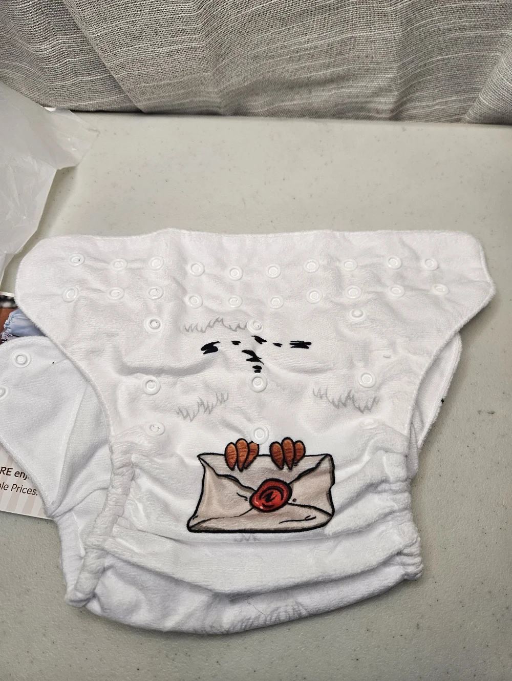 Harry Potter OS pocket diaper by Mama Koala Hedwig Hogwarts Letter